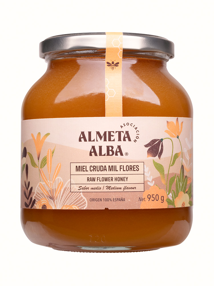 AlmetaAlba Mierl Cruda Mil Flores 950 gr